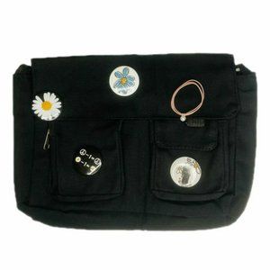 Crossbody Messenger Back Black NEW